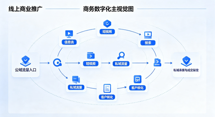 万安县线上商业推广怎么做？全域流量闭环搭建与低成本转化实战指南
